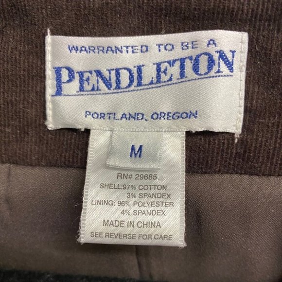 NWT Pendleton Corduroy Jacket Blazer - Picture 4 of 4